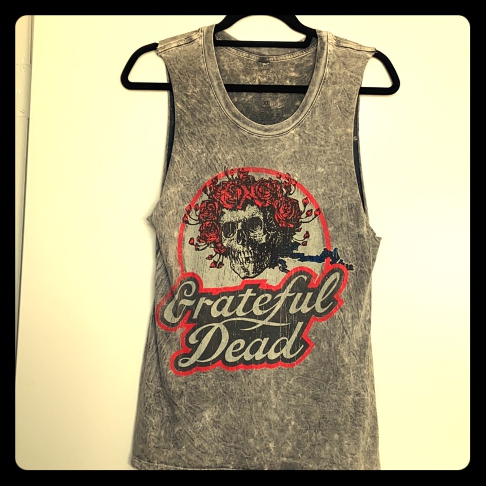 Burnout “Grateful Dead” band muscle tee